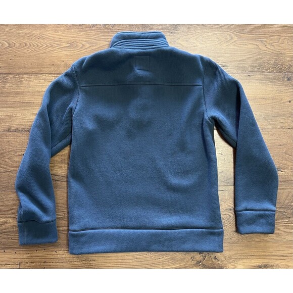 Jeremiah and Sons Men’s S Small Flood Blue Sherpa Lined 3 Snap Close Pullover - Picture 9 of 11